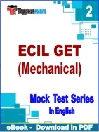 ECIL GET (Mechanical) PDF Book In English - Question Paper