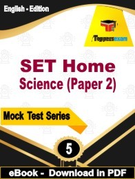 SET Home Science (Paper 2) PDF Book In English - Practice Set