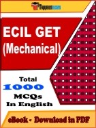 ECIL GET (Mechanical) PDF Book In English - MCQ / Objective Questions
