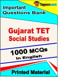 Gujarat TET Social Studies Book in English - Objective MCQ