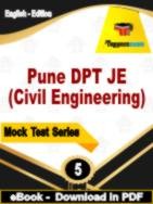 Pune DPT JE (Civil Engineering) Test PDF Book In English - Practice Set