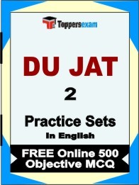 DU JAT Book in English - Question Paper / Practice Set