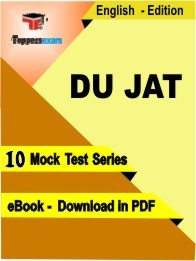 DU JAT PDF Book In English - Mock Test/Practice Set