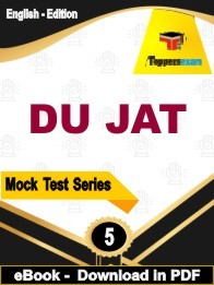 DU JAT PDF Book In English - Practice Set