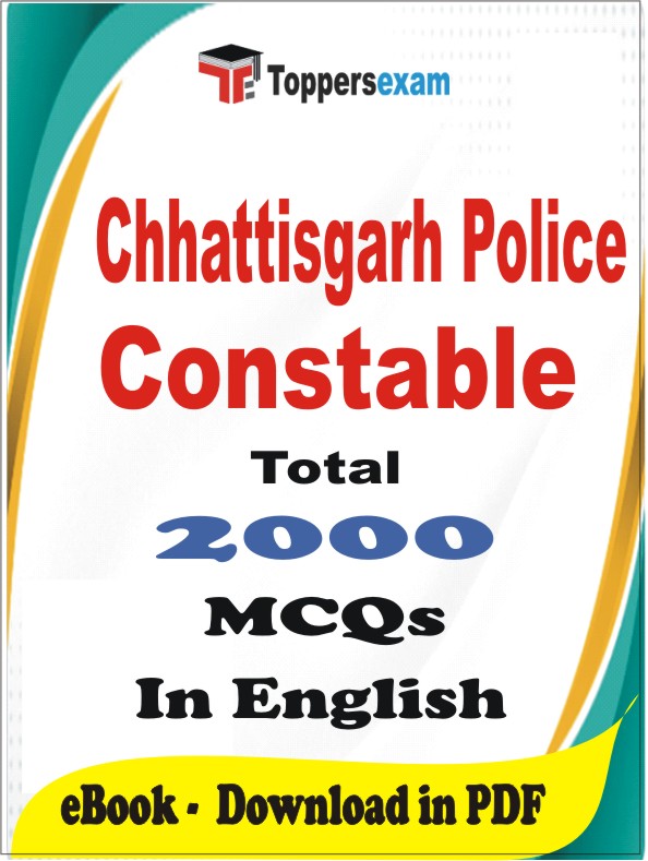 Chhattisgarh Police Constable PDF Book In English - MCQ / Objective Questions