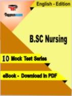 B.SC Nursing Test PDF Book In English - Mock Test/Practice Set