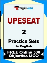 UPESEAT Book in English - Question Paper / Practice Set