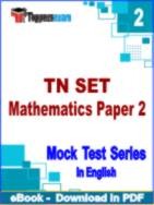 TN SET Mathematics Paper 2 Test PDF Book In English - Question Paper