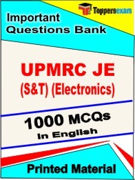 UPMRC JE (S&T) (Electronics) Book in English - Objective MCQ