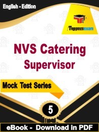 NVS Catering Supervisor PDF Book In English - Practice Set
