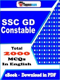 SSC GD Constable Test MCQ Book PDF in English : Important Question