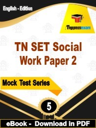TN SET Social Work Paper 2 PDF Book In English - Practice Set