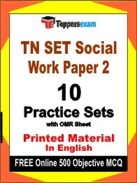 TN SET Social Work Paper 2 Book in English - Practice Set