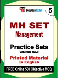 MH SET Management Book in English - Mock Test / Practice Set