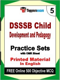 DSSSB Child Development and Pedagogy Book in English - Mock Test / Practice Set