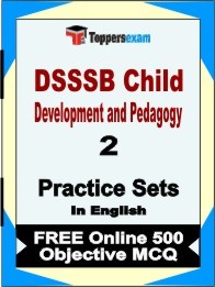 DSSSB Child Development and Pedagogy Book in English - Question Paper / Practice Set
