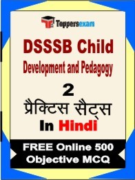 DSSSB Child Development and Pedagogy Book in Hindi - Question Paper / Practice Set