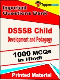 DSSSB Child Development and Pedagogy Book in Hindi - Objective MCQ