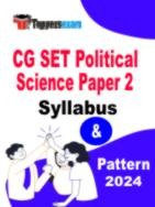 CG SET Political Science Syllabus 2024