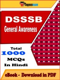 DSSSB General Awareness PDF Book In Hindi - MCQ / Objective Questions