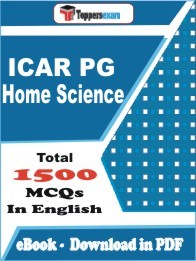 ICAR PG Home Science PDF Book In English - MCQ / Objective Questions