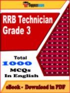RRB Technician Grade 3 Exam PDF Book In English - MCQ / Objective Questions