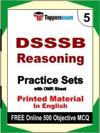 DSSSB Reasoning Book in English - Mock Test / Practice Set