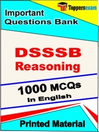 DSSSB Reasoning Book in English - Objective MCQ