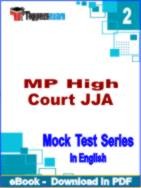 MP High Court JJA Test PDF Book In English - Question Paper