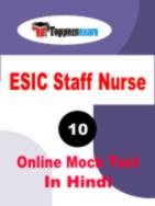 ESIC Staff Nurse Model Paper