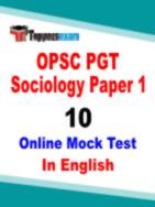 OPSC PGT Sociology Sample Paper