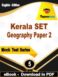 Kerala SET Geography Paper 2  PDF Book In English - Practice Set