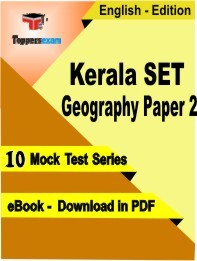Kerala SET Geography Paper 2 PDF Book In English - Mock Test/Practice Set