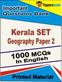 Kerala SET Geography Paper 2 Book in English - Objective MCQ