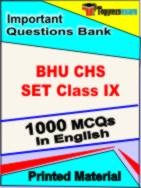 BHU CHS SET Class IX Test Book in English - Objective MCQ