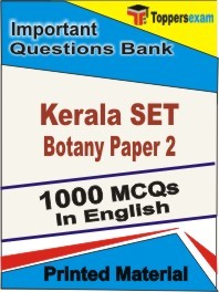 Kerala SET Botany Paper 2 Exam Book in English - Objective MCQ