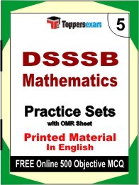 DSSSB Mathematics Book in English - Mock Test / Practice Set