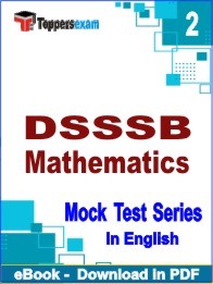 DSSSB Mathematics PDF Book In English - Question Paper