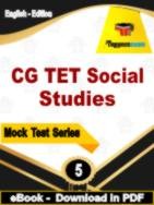 CG TET Social Studies Test PDF Book In English - Practice Set