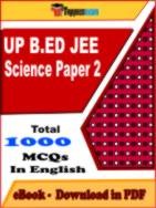 UP B.ED JEE Science Paper 2 PDF Book In English - MCQ / Objective Questions