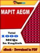 MAPIT AEGM PDF Book In English - MCQ / Objective Questions
