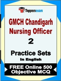 GMCH Chandigarh Nursing Officer Book in English - Question Paper / Practice Set