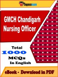 GMCH Chandigarh Nursing Officer PDF Book In English - MCQ / Objective Questions