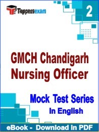 GMCH Chandigarh Nursing Officer PDF Book In English - Question Paper