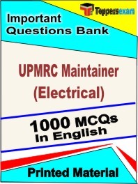 UPMRC Maintainer (Electrical) Exam Book in English - Objective MCQ