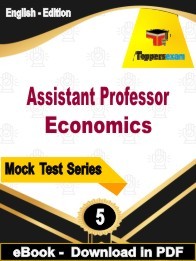 Assistant Professor Economics PDF Book In English - Practice Set