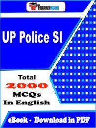 UP Police SI Exam MCQ Book PDF in English : Important Question