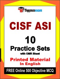 CISF ASI Book in English - Practice Set