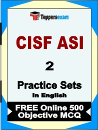 CISF ASI Book in English - Question Paper / Practice Set