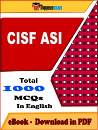 CISF ASI PDF Book In English - MCQ / Objective Questions